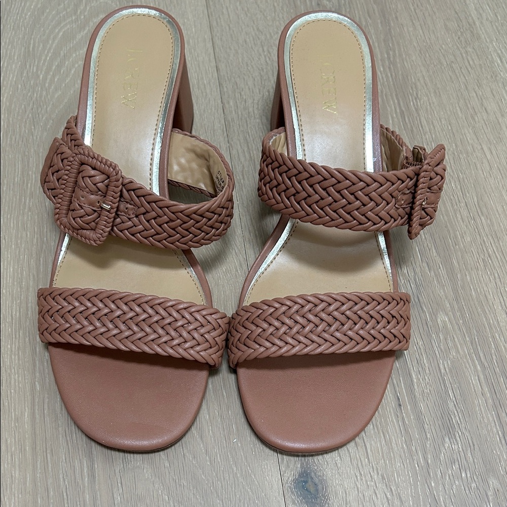 J Crew Women's Braided Slide Sandals
